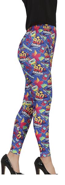 Grote foto jaren 90 legging blauw dames verzamelen overige verzamelingen
