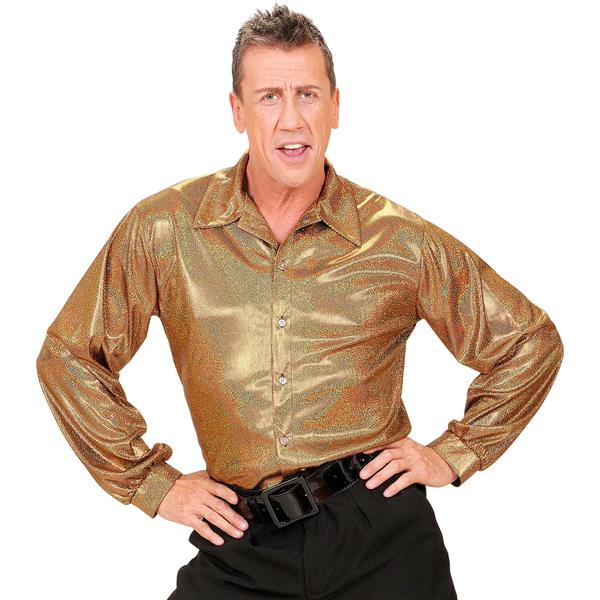 Grote foto disco 70s shirt goud heren verzamelen overige verzamelingen