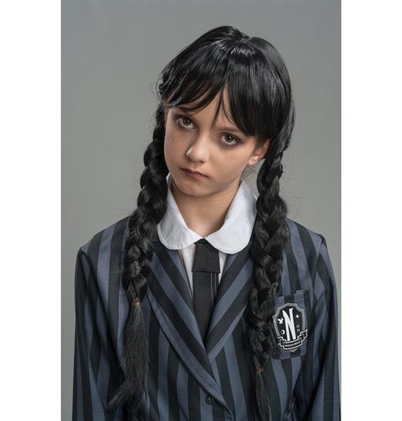 Grote foto kostuum wednesday school uniform zwart grijs kind verzamelen overige verzamelingen