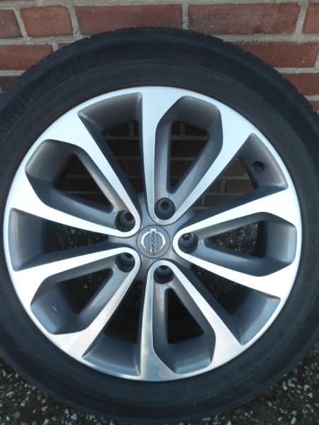 Grote foto 18 nissan zilvergrijs chroom qashqai juke 5x114.3 auto onderdelen banden en velgen