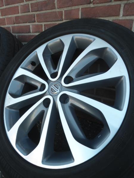 Grote foto 18 nissan zilvergrijs chroom qashqai juke 5x114.3 auto onderdelen banden en velgen
