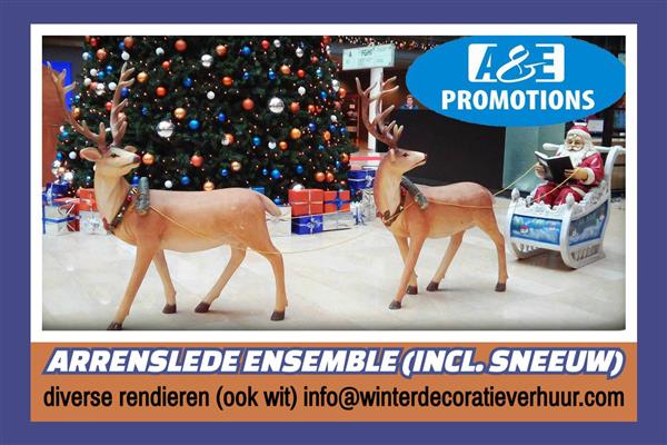 Grote foto putten verhuur coca cola kerstman en slee etc. hobby en vrije tijd feestartikelen verhuur