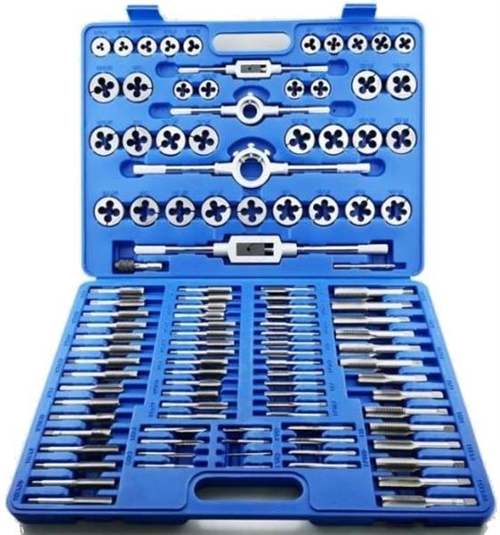 Grote foto tap en draadsnijset 110dlg. 2 modellen doe het zelf en verbouw handgereedschap