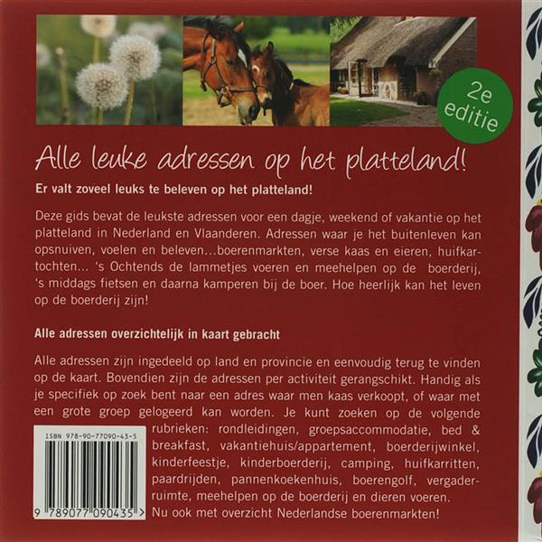 Grote foto alle leuke adressen op het platteland hobb gidsen voor bijzondere logeeradressen boeken overige boeken