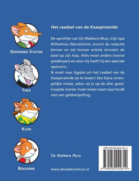 Grote foto het raadsel van de kaaspiramide geronimo stilton 6 boeken jeugd 13 jaar en ouder