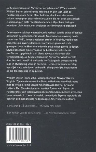 Grote foto de bekentenissen van nat turner lj veen klassiek boeken overige boeken