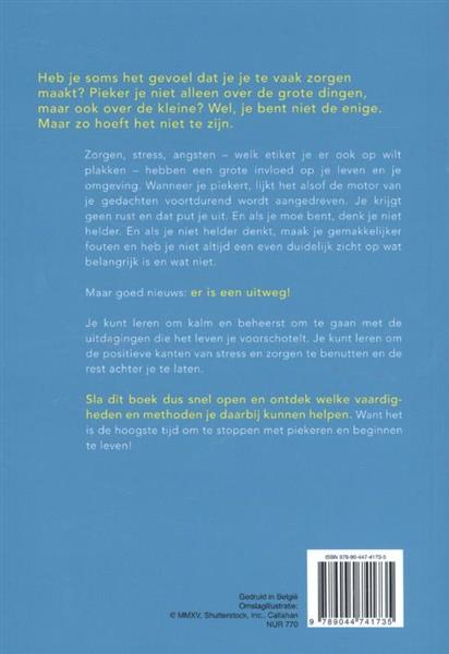 Grote foto ophouden met piekeren boeken psychologie