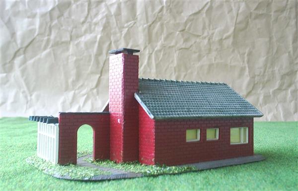 Grote foto huis met terras en pergola h0 nh890 hobby en vrije tijd h0