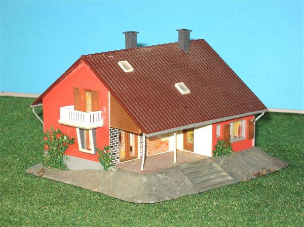 Grote foto villa met overdekte ingang h0 nh1002 hobby en vrije tijd h0