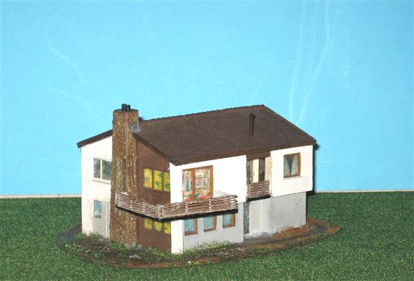 Grote foto vrijstaand huis met balkon kibri b725 h0 nh1167 hobby en vrije tijd h0