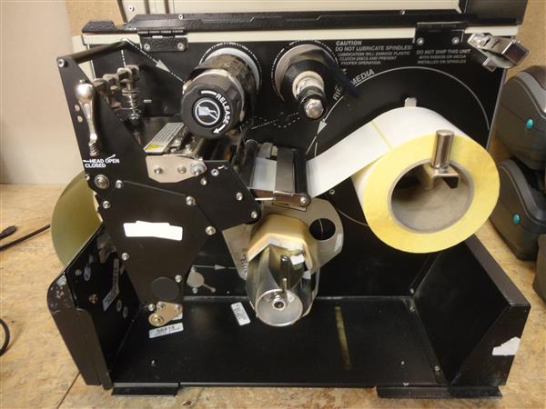 Grote foto zebra 110xi4 200dpi thermal label printer rewinder usb network computers en software printers