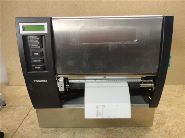 Grote foto toshiba tec b sx6 thermal barcode label printer 300dpi lan computers en software printers