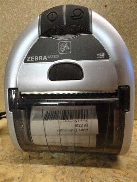 Grote foto set of 4 zebra imz320 wifi 802.11b g portable label printer mz power station computers en software printers