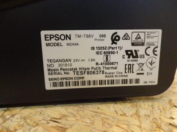 Grote foto epson tm t88v pos receipt network printer m244a black new computers en software printers