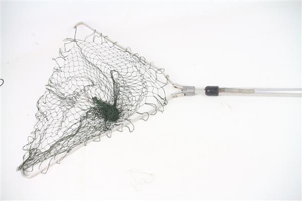Grote foto vintage alu foldable landing net schepnet sport en fitness vissport