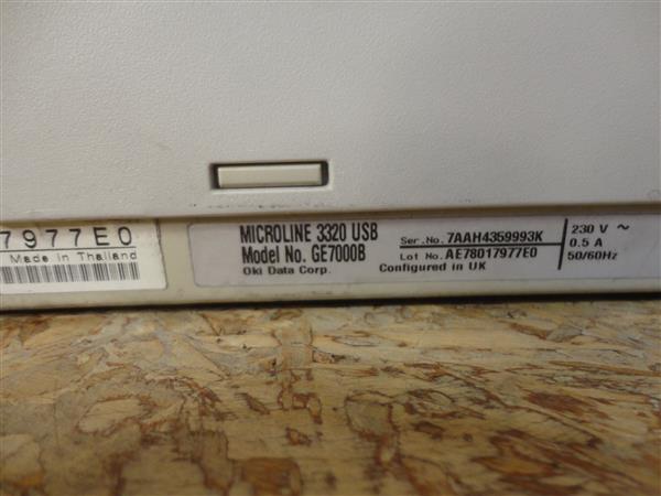 Grote foto oki microline 3320 a4 matrix printer 9 pin usb ml3320 computers en software printers