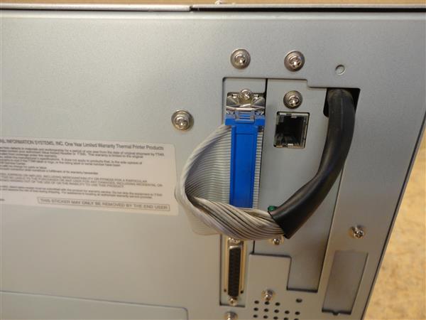 Grote foto toshiba tec b sx4t thermal barcode label printer rj45 network parallel computers en software printers