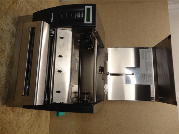 Grote foto toshiba tec b sx6 thermal barcode label printer met cutter 300dpi computers en software printers