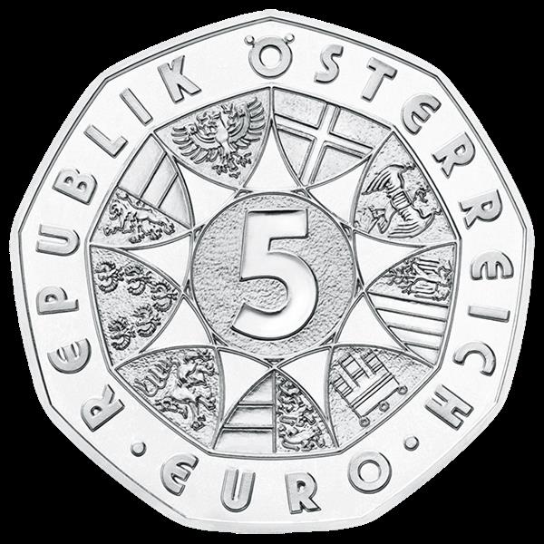 Grote foto oostenrijk 5 euro 2015 vleermuis zilver verzamelen munten overige