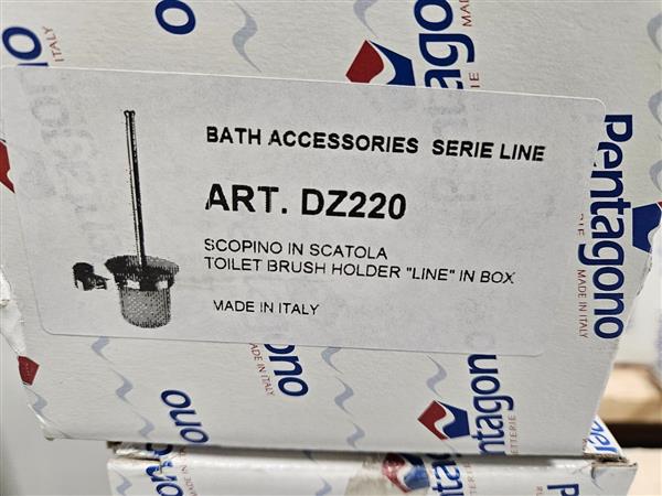 Grote foto toiletborstel hangend chroom doe het zelf en verbouw sanitair