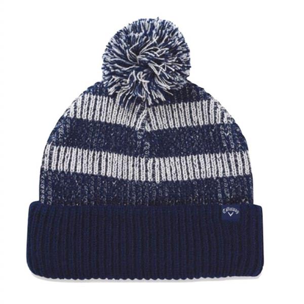 Grote foto callaway pom pom beanie navy grey sport en fitness golf
