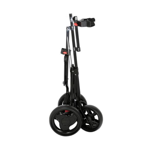 Grote foto fastfold basic junior 3 wheel zwart sport en fitness golf