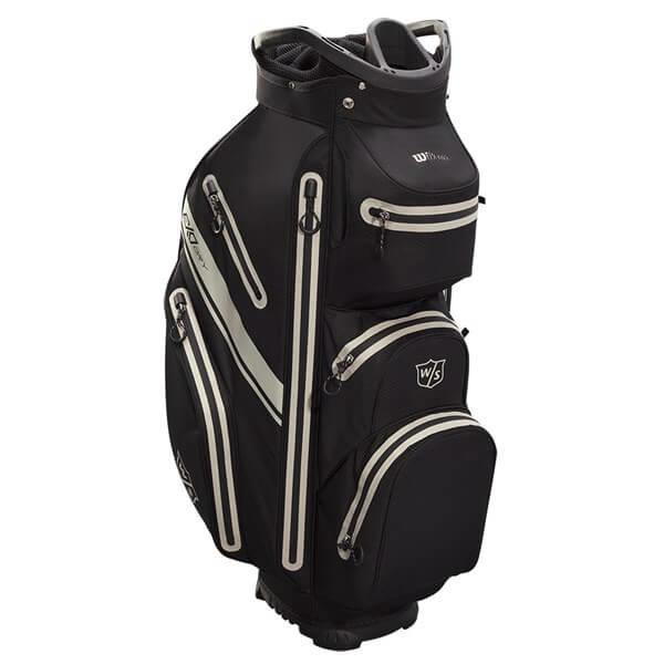 Grote foto wilson staff exo dry cartbag black sport en fitness golf