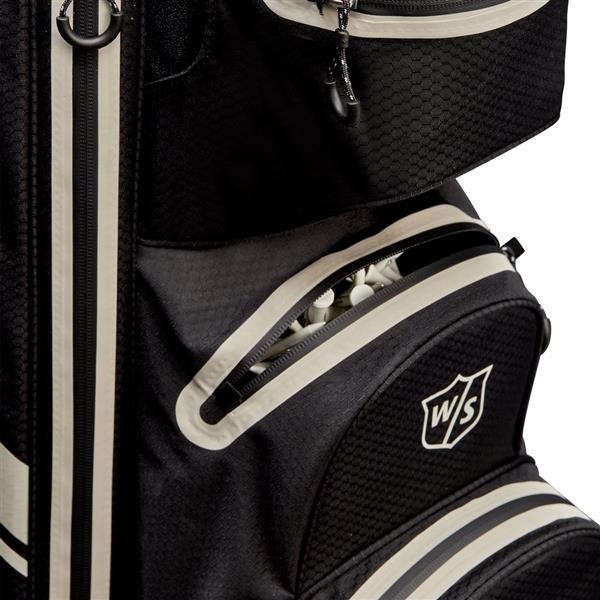 Grote foto wilson staff exo dry cartbag black sport en fitness golf