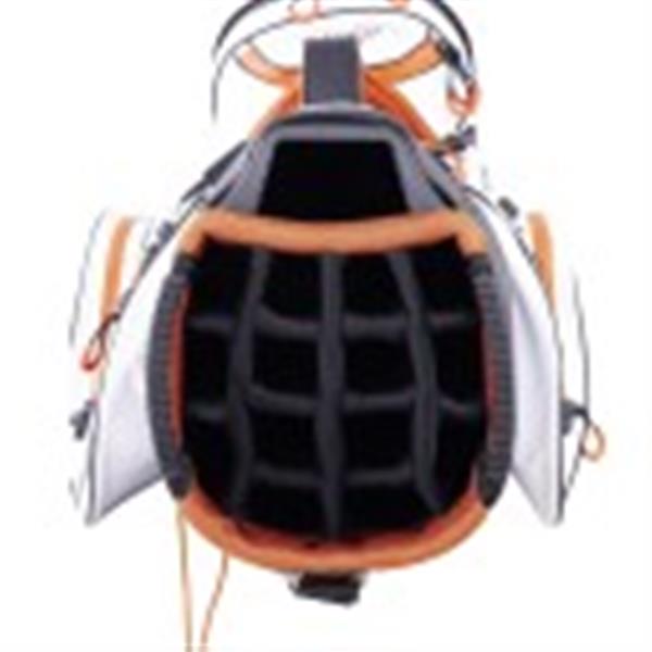 Grote foto big max dri lite sport cartbag wit zwart oranje sport en fitness golf