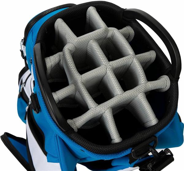 Grote foto cobra ultralight pro cart bag blue white sport en fitness golf