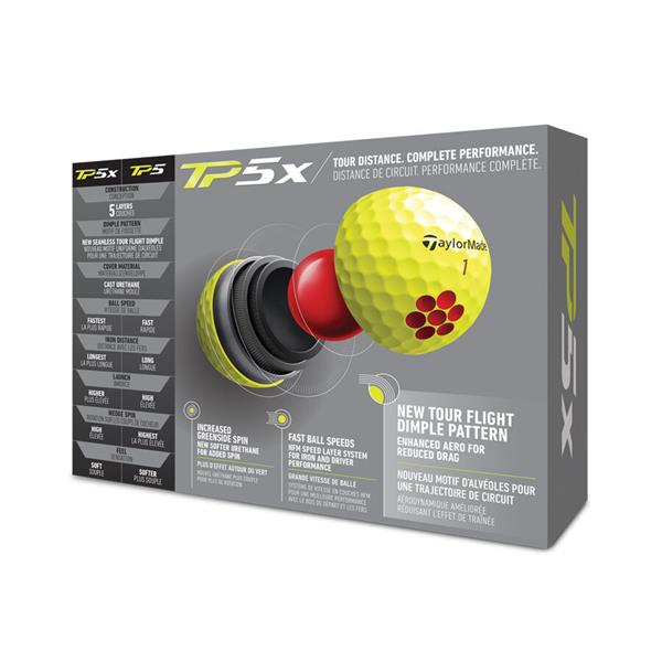 Grote foto taylormade tp5x geel sport en fitness golf