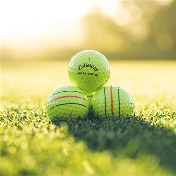 Grote foto callaway erc soft yellow triple track sport en fitness golf