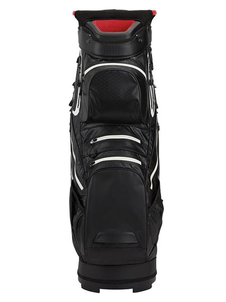 Grote foto taylormade stormdry waterproof cartbag black white red sport en fitness golf
