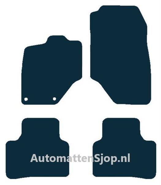Grote foto luxe velours zwart automatten peugeot 5008 e 2024 heden auto onderdelen overige auto onderdelen
