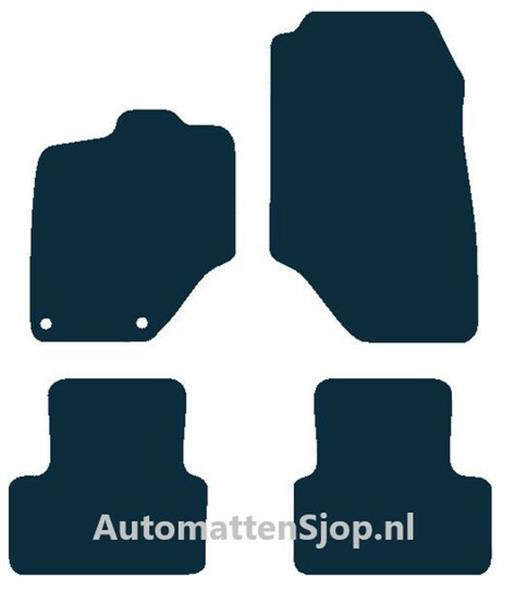 Grote foto luxe velours zwart automatten peugeot 3008 hybrid 2023 heden auto onderdelen overige auto onderdelen