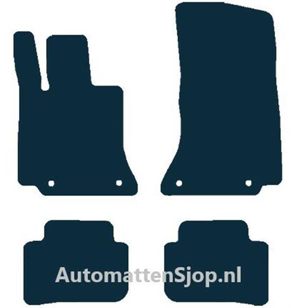 Grote foto super luxe velours donkergrijs automatten mercedes benz cle cabrio a236 2024 heden auto onderdelen overige auto onderdelen