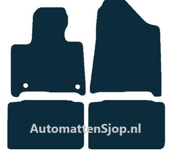 Grote foto luxe velours donkergrijs automatten hyundai santa fe hev phev 2024 heden auto onderdelen overige auto onderdelen