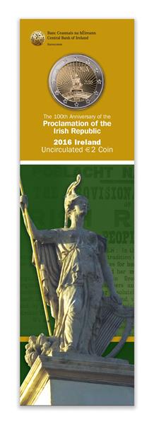 Grote foto ierland 2 euro 2016 paasopstand boekenlegger verzamelen munten overige