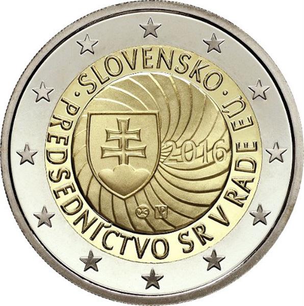 Grote foto slowakije 2 euro 2016 voorzitterschap eu verzamelen munten overige
