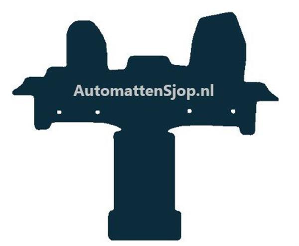 Grote foto luxe velours zwart automatten ford transit campermat 2015 heden auto onderdelen overige auto onderdelen