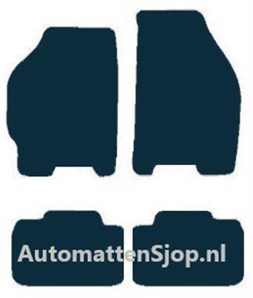 Grote foto opruiming naaldvilt zwart automatten fiat punto 188 2003 2010 auto onderdelen overige auto onderdelen