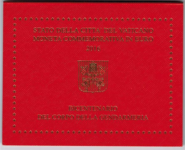 Grote foto vaticaan 2 euro 2016 vaticaan politie verzamelen munten overige