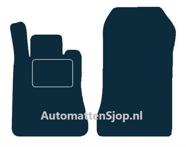 Grote foto luxe velours zwart automatten mercedes benz sl r129 1993 2001 auto onderdelen overige auto onderdelen
