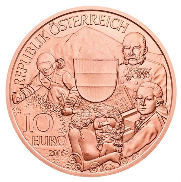 Grote foto oostenrijk 10 euro 2016 oostenrijk koper verzamelen munten overige