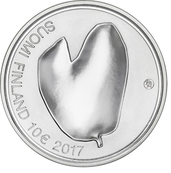 Grote foto finland 10 euro 2017 voor mama verzamelen munten overige