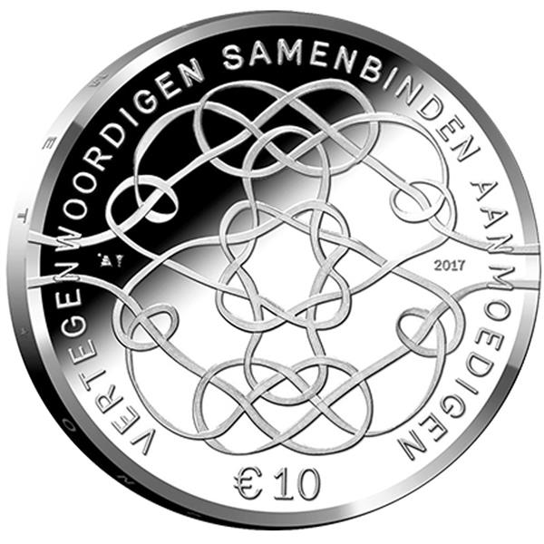 Grote foto nederland 10 euro 2017 willem alexander 50 jaar zilver proof verzamelen munten overige