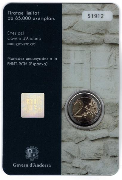 Grote foto andorra 2 euro 2016 150 jaar grondwet verzamelen munten overige