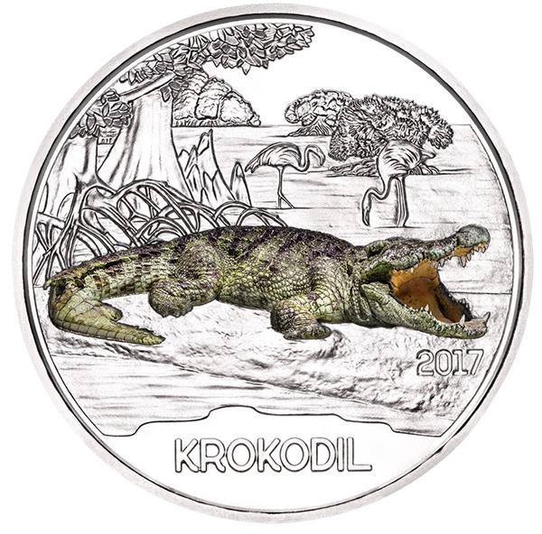 Grote foto oostenrijk 3 euro 2017 krokodil verzamelen munten overige