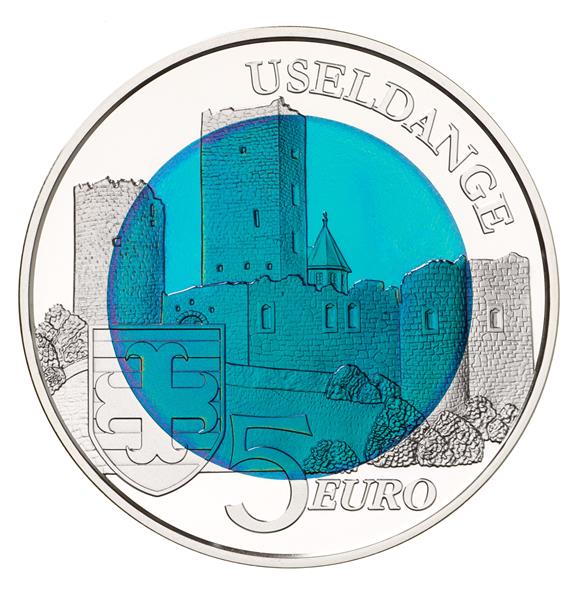 Grote foto luxemburg 5 euro 2017 kasteel useldange verzamelen munten overige