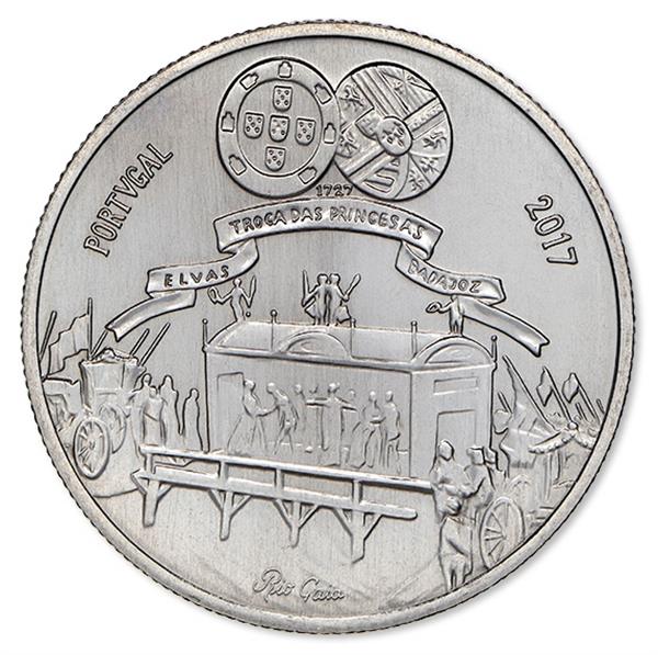 Grote foto portugal 5 euro 2017 barbara de braganca verzamelen munten overige
